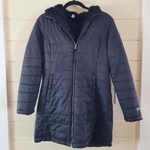 Long puffer coat